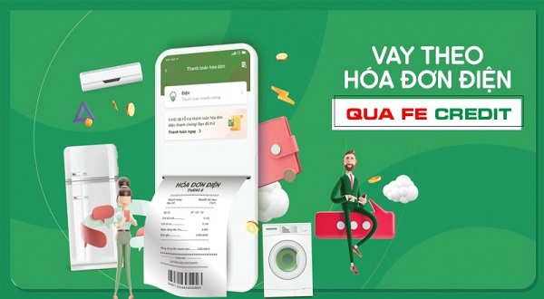vay hóa đơn điện fe