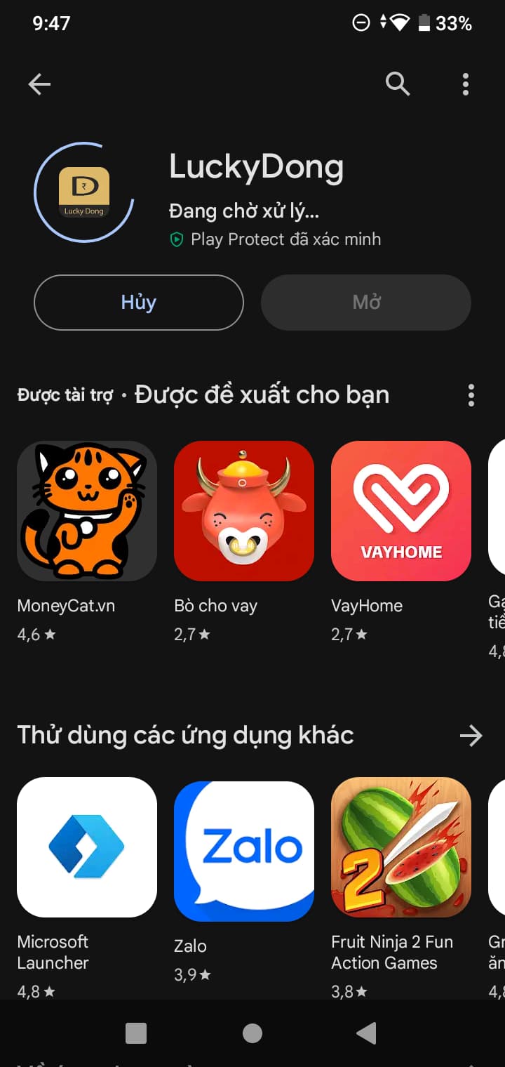 cài app