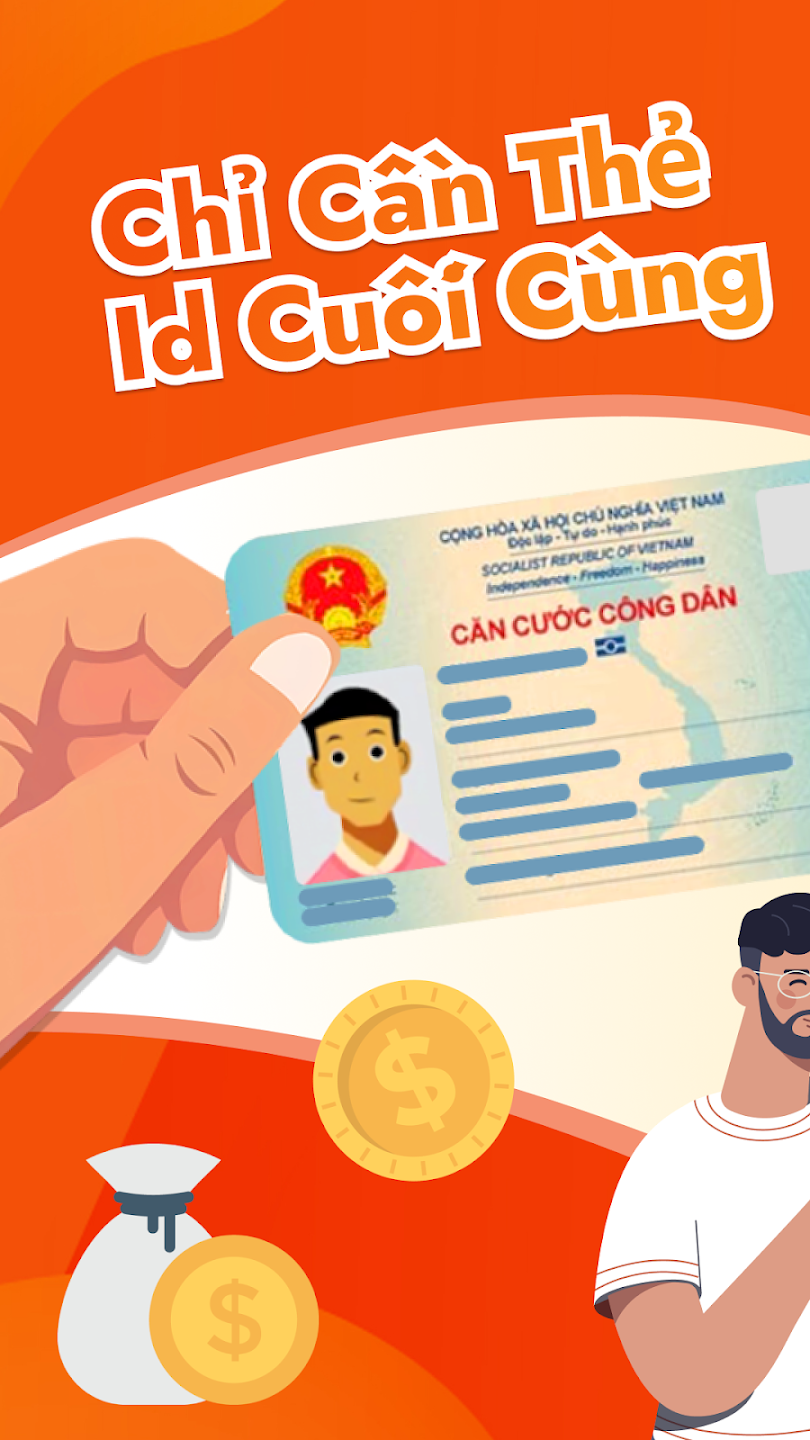 mở khoản vay chỉ cần giấy tờ tùy thân